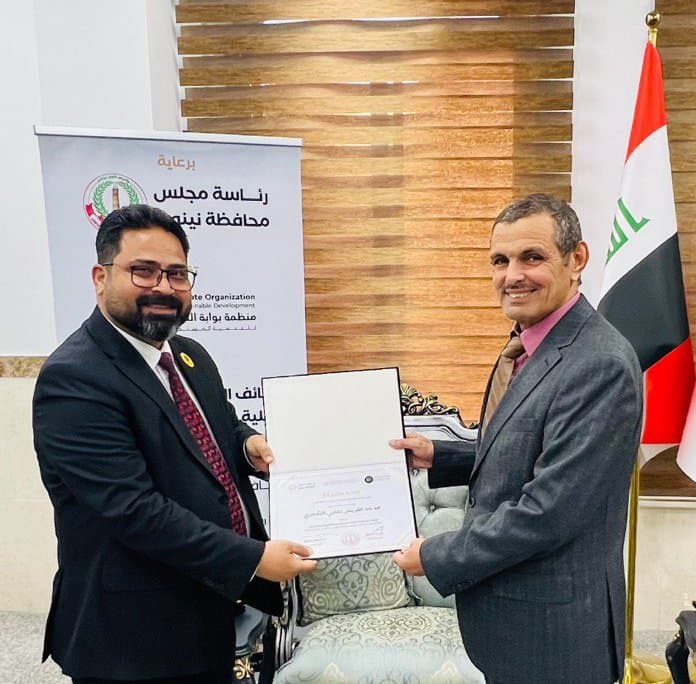 A training workshop for members of the Nineveh Provincial Council on Local Governance functions - Responsibilities, Powers and Challenges.